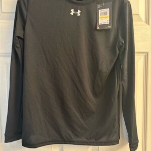 Under Armour Boys Black long sleeve Shirt